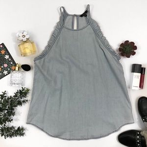 1250 c*• ruffle tank top